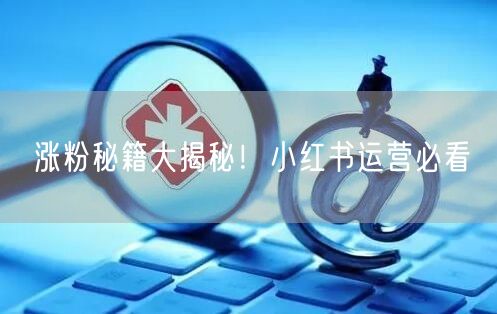 涨粉秘籍大揭秘！小红书运营必看
